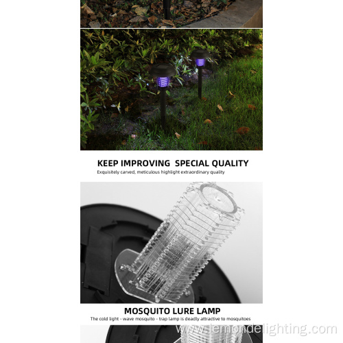 Outdoor Garden Mosquito Fly Killer Solar LED Lights